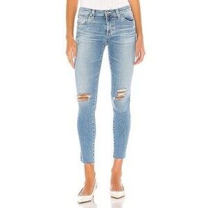 AG Jeans Legging Ankle in 24 Years Stark Destructed Size 31R